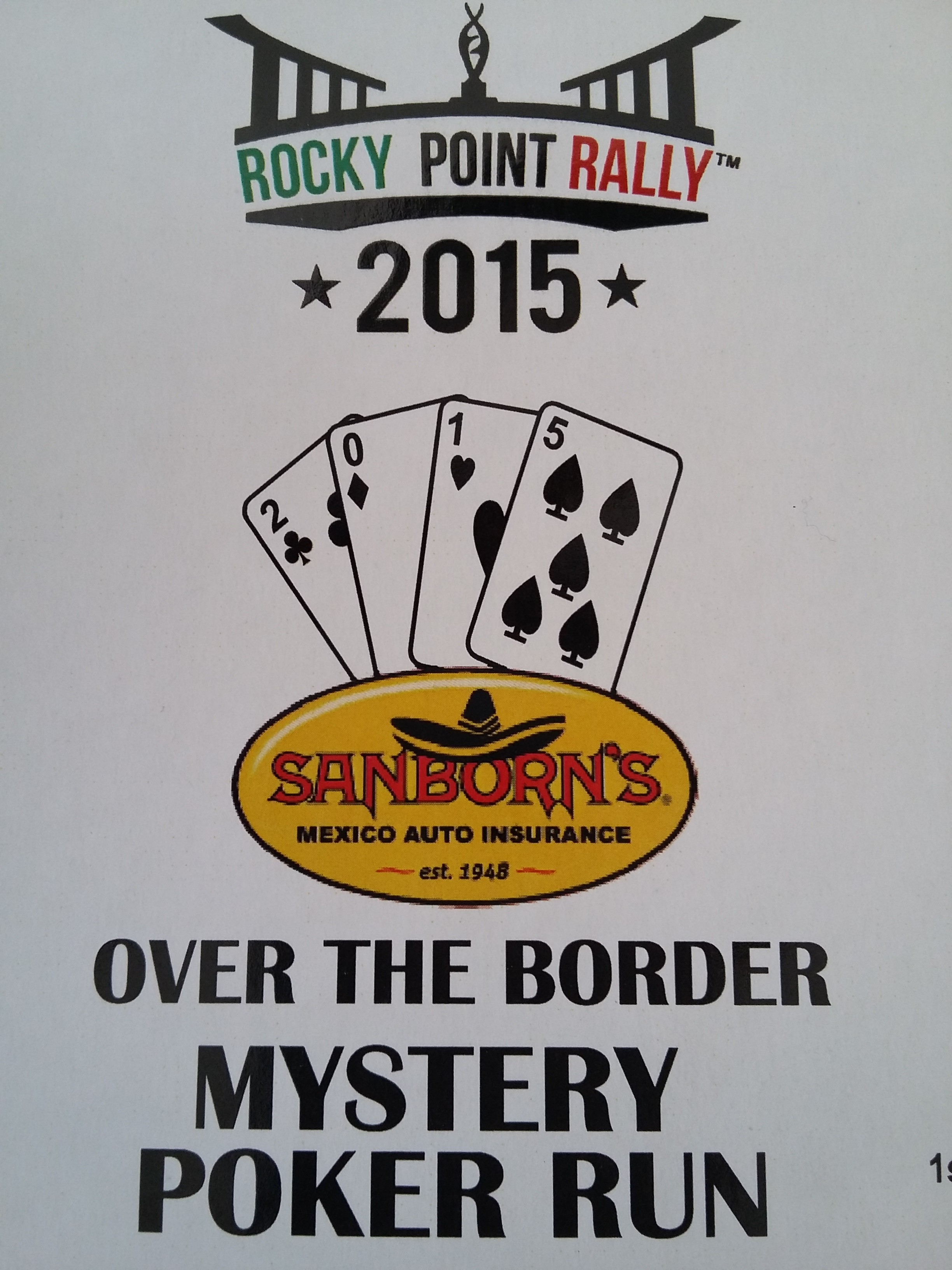 Raffle & Poker Run Winners 2015